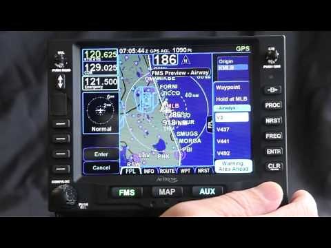 IFD540 - Entering a Flight Plan