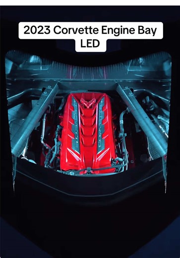 2023 Corvette Engine Bay LED. West Coast Corvette KIT #jmsutilityservices #2023corvette #enginebayledlights #westcoastcorvette #ledtheworld