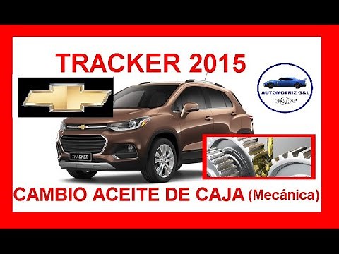 CAMBIO de ACEITE de CAJA mecánica CHEVROLET TRACKER