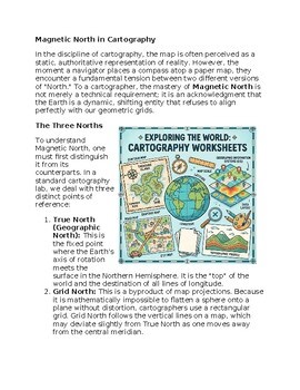 Magnetic North within Cartography Reading Passage and x 10 Questions