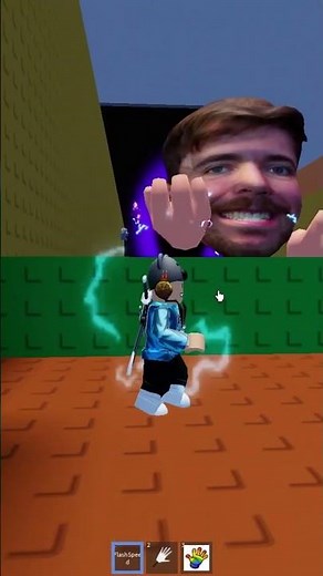 I Was Faster Than MrBeast! #roblox #robloxshorts #fyp