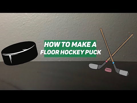 DIY Floor Hockey Puck!!