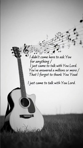 I Just Came To Talk With You, Lord# steven #stevenwoodmusic #