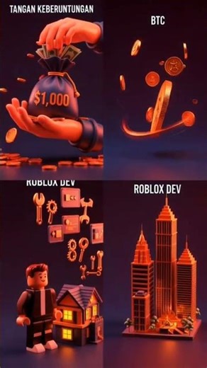 BTC Investment VS Becoming a Roblox Game Developer #new #roblox #bitcoin #investing #short #usa