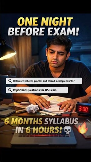 Kal Exam Hai Aur Mujhe Kuch Nahi Aata 😭 #btech #funny #youtube #examlife #ytshorts