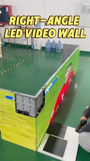 IFP-BL right angle LED wall solution #wellvision #ledscreen
