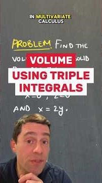 Can you find the volume of this tetrahedron (not regular!) using triple integrals? #math #calculus