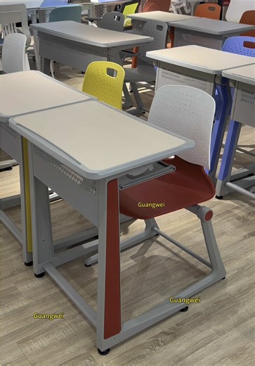 Unique design school furniture university classroom desk and chair #schoolfurniture #classroomfurniture #studentdesk #highschool #onestopsolution #furniture