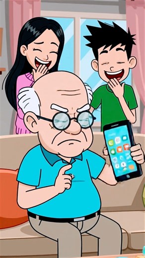 Grandpa Using Smartphone First Time 🤯#shorts#shortsfeed#comedy🔥