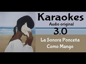 Sonora Ponceña Como Mangó Karaoke