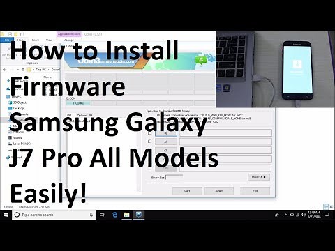 How to Install Firmware Samsung Galaxy J7 Pro All Models Easily!