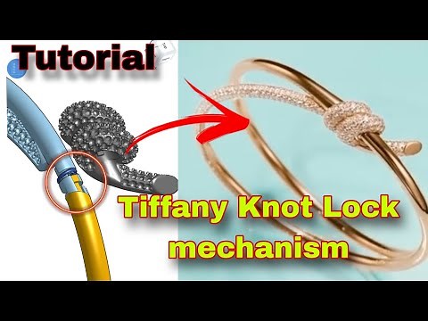 Tiffany Knot Bracelet Lock mechanism tutorial. how to make knot bracelet lock.