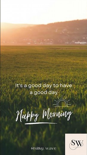 Good Morning GIF| #goodmorning WhatsApp Status| @ Silky Wave
