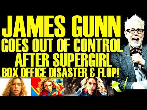 James Gunn LASHES OUT After SUPERGIRL BOX OFFICE DISASTER & Flop Hits Record LOW For Milly Alcock!