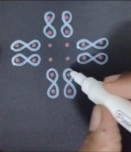 easy kolam #shortsvideo #shortsviral #shorts #shortsyoutube #fridaykolam #kolam #rangoli #trending