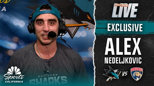 Alex Nedeljkovic breaks down goalie fight in Sharks' win over Panthers