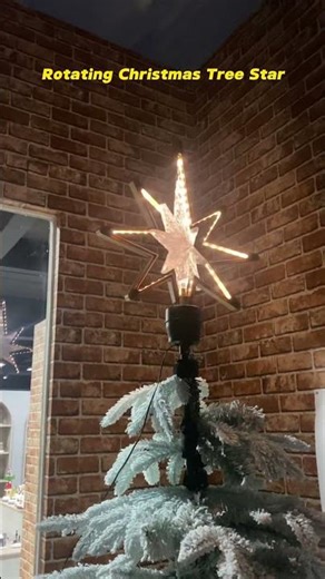 Rotating Christmas tree star #brightmax #christmas #christmastree #b2b #lighting #christmasdecor