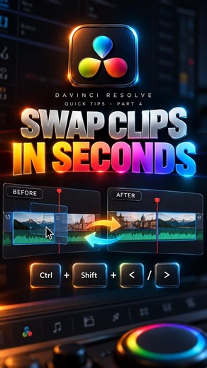 Steal this KEYBOARD SHORTCUTS to edit faster in Davinci Resolve