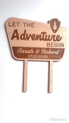 Personalized Adventure Wedding Cake Topper: National Parks Theme, Let the Adventure Begin Cake Topper, Biggest Adventure - Etsy