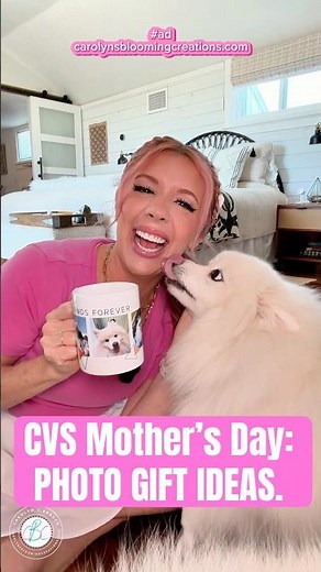 $5 Custom Photo Mug for Mother’s Day at CVS 💐 | Easy DIY #giftideas