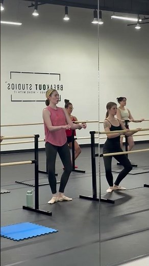🩰 Learning the basics of turnout and plie with Taylor! | #dance #ballet #tucson #dancestudio