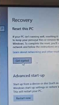 How To Factory Reset A Win10 Laptop Or PC
