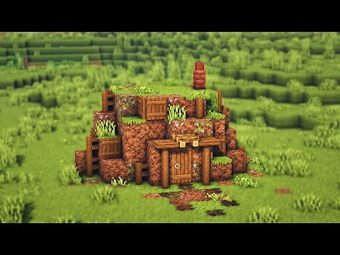 Minecraft: How to Build a Simple Dirt House | Tutorial