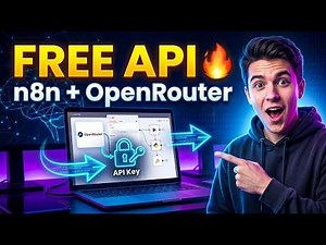 Connect free api key to n8n using openrouter
