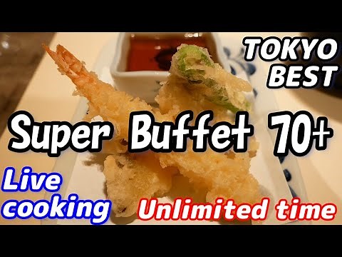 Keio Plaza Hotel Shinjuku Super Buffet with Live Kitchen: All-you-can-eat 70+ dishes unlimited time!