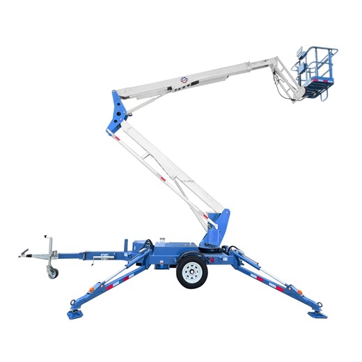 Factory Direct Towable Boom Lift Cherry Picker CE ISO Certified for High Reach Construction Industrial Maintenance Aerial Work