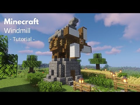 Minecraft: How to Build a Simple Windmill | Small Windmill (Tutorial)