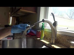 kitchen faucet leaking water into cabinet