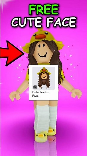 0 ROBUX FREE FACE!😍 #roblox #0robuxoutfitideas #robloxface