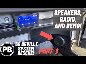 '66 Cadillac DeVille Speaker Install! | Project Donna Pt. 3