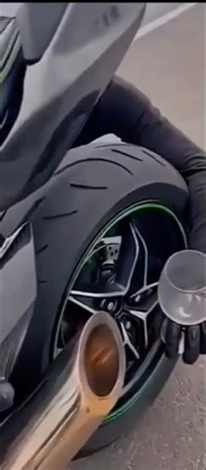 zx-10r exhaust Titanium power😱 vs h2r exhaust power💀