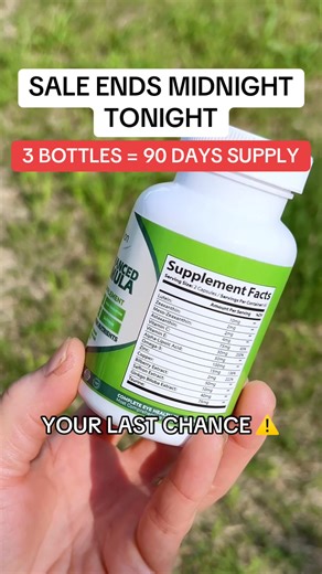Tired of blurry vision, eye strain, and discomfort? 😫 EverVision's Advanced Eye capsules are here to restore your clarity and protect your eyes like never before! ✨ Support your vision with powerful lutein and zeaxanthin for clear, sharp sight 👁 Protect your eyes from blue light damage and oxidative stress ✅ Help you see clearly again—even in low light or at night 🌿 Reduce eye strain, dryness, and discomfort caused by daily screen time 💪 Nourish and strengthen your eyes naturally with every 