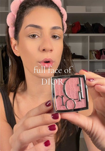 Full face of DIOR nomakeup makeup