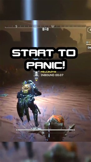 Helldivers When panic sets in, Accidental Stratagem Fail