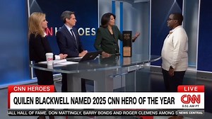 CNN Hero Quilen Blackwell visited CNN News Central this morning to discuss his nonprofit Southside Blooms and being named the 2025 CNN Hero of the Year! The Elevate Prize Foundation is matching donations for Quilen and all this year's Top 5 CNN Heroes -- up to 50k per hero -- when you donate via Pledge at CNN.com/Heroes -- or text HEROES to 707070 (in the United States) #CNNHeroes #SouthsideBlooms | CNN Heroes