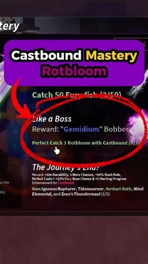 Easily Spawn Rotbloom 🍄 for Castbound Mastery | Perfect Catch 3 Rotbloom #fisch