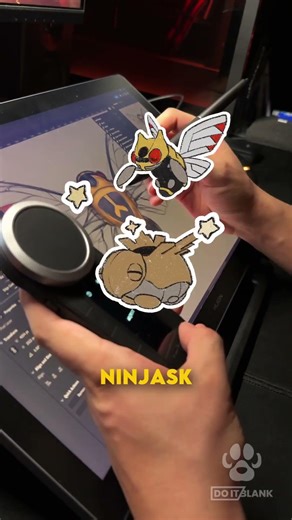 What a Ninjask would look like as a taxidermy cicada