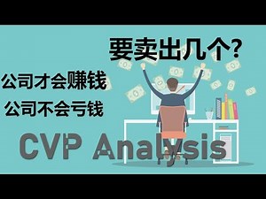 【管理会计】第六课 | Cost Volume Profit (CVP) Analysis 本量利分析