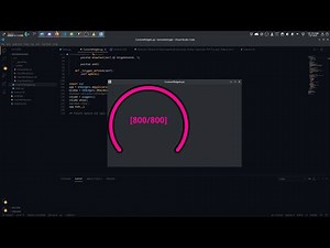 Messing around with Custom Widgets in Pyqt5 [custom gauge widget]