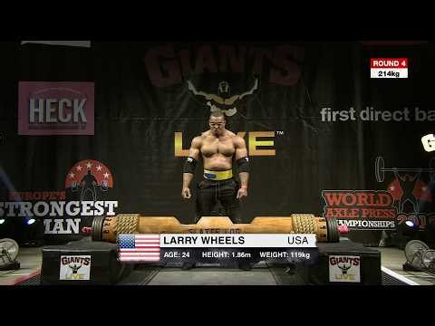 LARRY WHEELS IN STRONGMAN! Full Event Highlights - Max Log Press at Europe's Strongest Man 2019