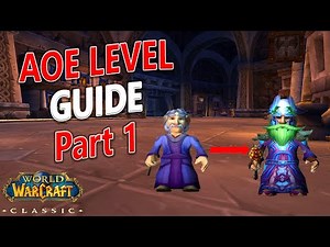 WoW Classic - How to AOE Level a Mage FAST! 1-14