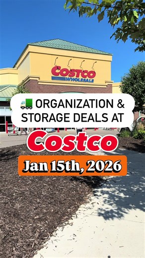 If you’re like us, you have a garage or closet that could use some storage and organization. Costco has deals to make it happen! 📦 #costco #costcofinds #storage #organization #deals