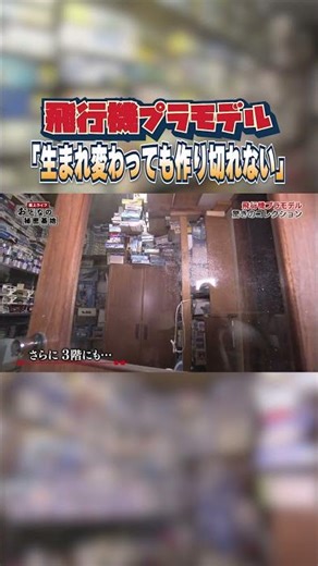 [Dream Space] A Whopping 15,000 Plastic Airplane Models! #Airplane #Models [Adult Secret Base]