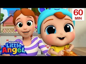 No More Snacks! 🍪 | Little Angel 😇 | Kids Learn! | Nursery Rhymes | Sing Along