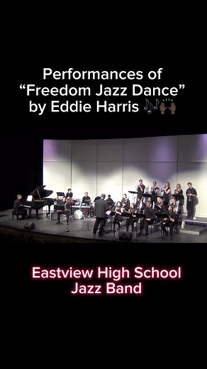 Assorted school jazz bands perform "Freedom Jazz Dance" by Eddie Harris 🎶 #eddieharris #jazz | Eddie Harris