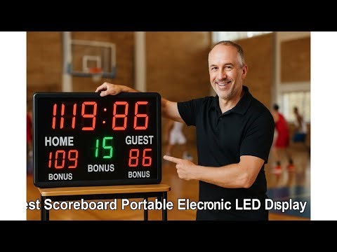 🏆 YZ 2025 Bigger LED Digital Scoreboard | Best Scoreboard Portable Electronic Led Display 🏆